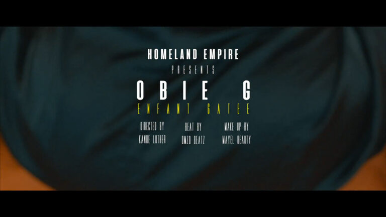 Obie G livre le clip du single « Enfant Gâtée »